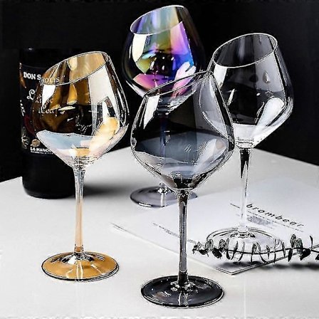 Kreativ Nordisk Rödvin Champagne Glas Blyfritt Glas 570ml[PB] (FMY)