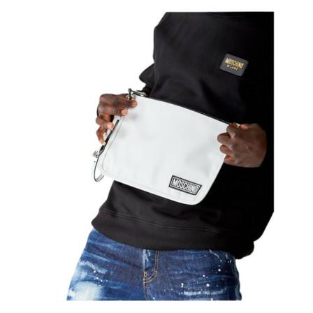 Moschino - Axelväskor - Vit - Herr - Storlek: One Size, Herr, Storlek: ONE SIZE
