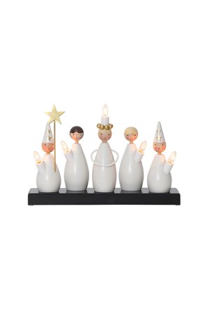 Jotex - Lysestake Luciakor White mdf / metall - Kjøp Adventsstaker hos Jotex