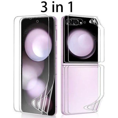Samsung Galaxy Z Flip 7 3-in-1 Hydrogel Skärmskydd