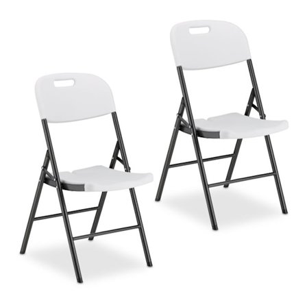 Hopfällbar stol för trädgården i ett set om 2