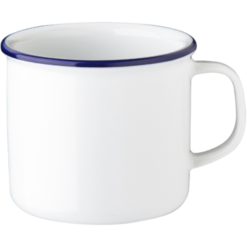 Kaffemugg G. Benedikt Retro Blå kant 25cl