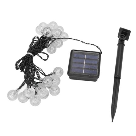 Solcelle Bold Lysstreng 20 LED 2 Tilstande IP65 Vandafvisende Solar KLB