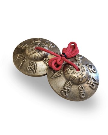 GOYOGI Tingsha Klokke Messing Messing, Sport & Velvære, Yogaudstyr, Øvrigt