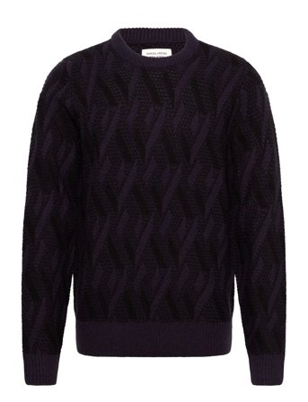 Casual Friday | Cfkarl Jaquard Crew Neck Knit | XL