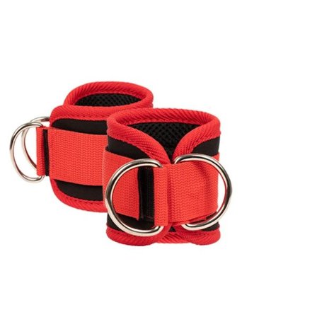 Fitness Ankelstropp Justerbar D-Ring Støtte Mansjetter Gym Ben Styrke Trening Talje