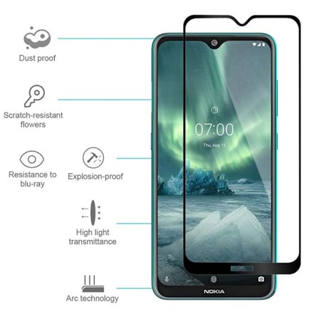 Nokia 6.2 2-PACK Skjermbeskytter 2.5D 9H 0,3mm HD-Clear