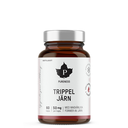 Pureness Trippel Järn 60 kapslar