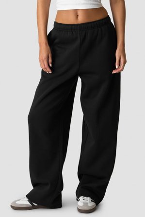 Everyday Straight Leg Sweat Pants Black