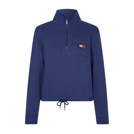 Tommy Jeans Zipped soft sweatshirt Blå, Dame