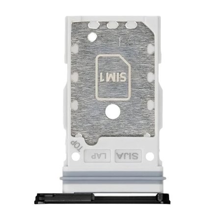 Originalt SIM-kortsfack för Galaxy S22 / S22 Plus Dual Nano SIM Silver