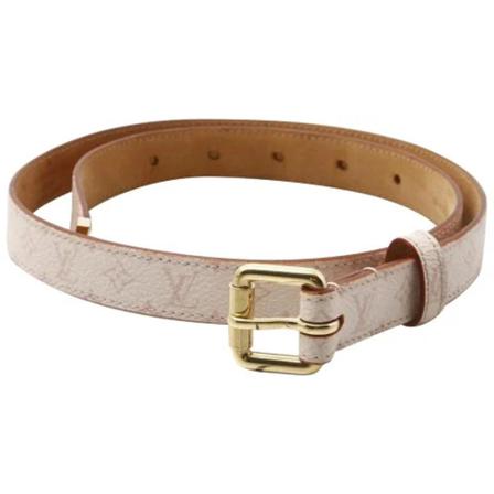 Louis Vuitton Vintage, Pre-owned Leather belts Beige, Dames, Maat:ONE Size