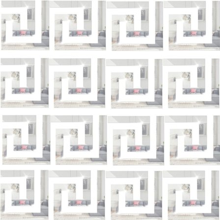 Speilveggklistremerker Avtagbart lim