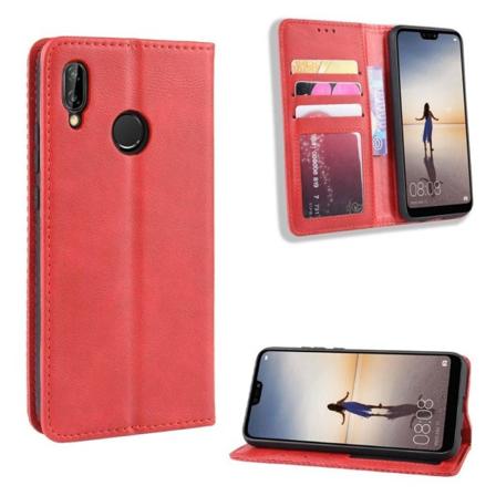 Bofink Vintage Huawei P20 Lite kotelot - Punainen Red