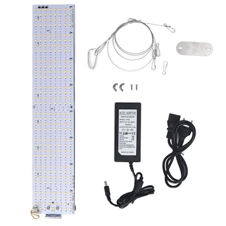 Kasvikasvatuslamppu 180° Taitettava Täysi Spektrum 624 Helmi Vahva Kasvihuonevalo 100‐240V EU-pistoke