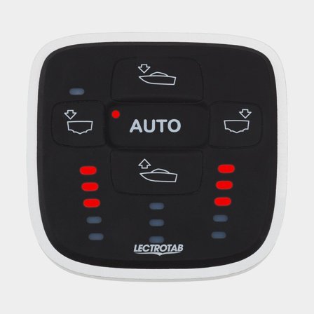 Automatizador de posición de navegación Lectrotab, 12 / 24 V, para roll, con iluminación para indicación de posición