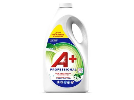 A+ Tvättmedel Professional White 4,62L - Lyreco - Städ och hygien - Tvättmedel och klädvård - Tvättmedel