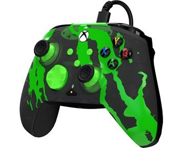 PDP-Rematch Wired Controller - Jolt Green (Glow In Dark)-Spillkontroll for Xbox og PC-Gaming-Xbox-tilbehør