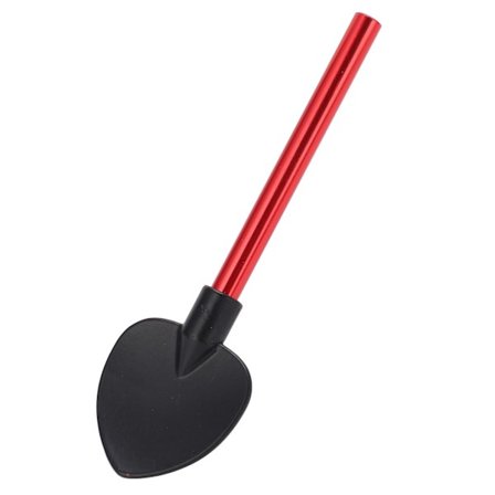 Metallisk Spade RC Klättring Lastbil Dekorativa Verktyg för 1/10 Fjärrstyrd Bil GeneralRed Svart