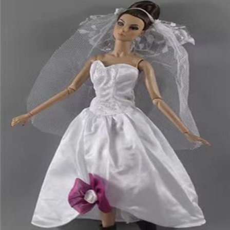 Dukke brudekjole Dukke nederdel 8 8