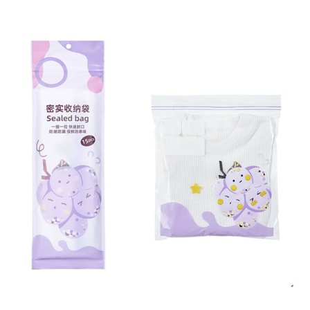 15 stk forseglede poser Undertøy Oppbevaringsposer Dispenserposer