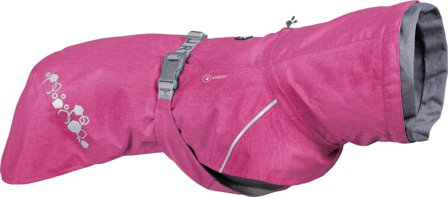 Hurtta Monsoon Regndekken ECO, Rosa - 35cm