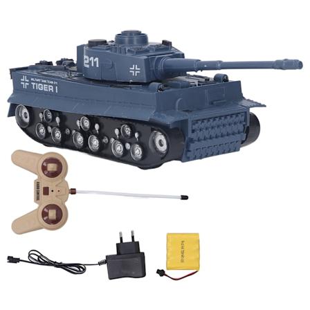 RC Tank 4 Kanaler Lång Spännvidd Klättring Multi Vinkel Rotation 1:32 Stridsvagn Leksak för Barn EU-kontakt 110-240V Simulering Tung Tank