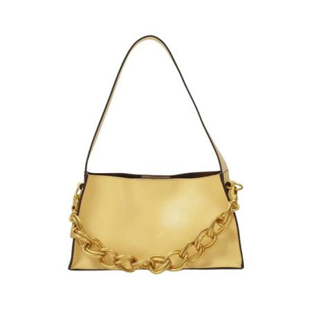 Manu Atelier, Mini Kesme Bag in Yellow Leather Żółty, Kobieta, Rozmiar: ONE Size