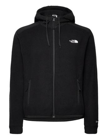 W Alpine Polartec 200 F/Z Hooded Jacket Sweat-shirts & Hoodies Fleeces & Midlayers Musta The North Face