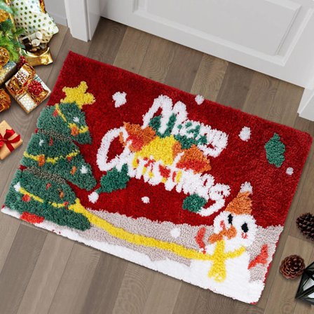 Julmatta Badrumsmatta Dörrmatta Jul Mjuk Matta Juldekoration 32 x 20 Tum