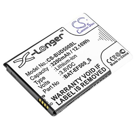 Batteri til stregkodescanner til Bluebird EF500R, EF500, EF501 osv.