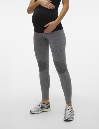 Mamalicious Mlfit Active Tights Noos A. - Grey - L/XL