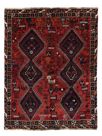 155X198 Tappeto Shiraz Orientale (Lana, ) Carpetvista