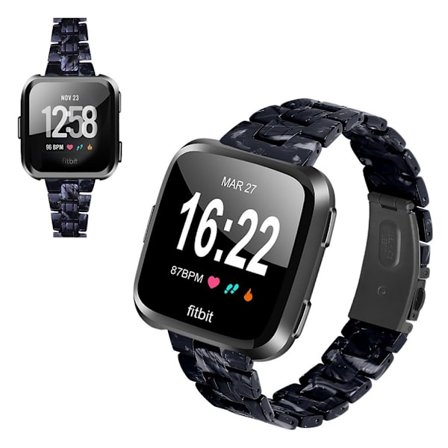 Fitbit Versa 2 / Versa Lite resin watch band - Black Mix