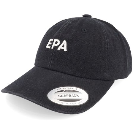 Kiosken - Black unconstructed Czapka Z Daszkiem - Epa Black Dad Cap @ Hatstore