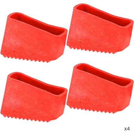 Kumiset tikkaiden jalkasuojukset - Liukumattomat kumijalkasuojat - Lattiasuoja teleskooppitikkaille