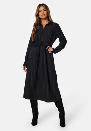 BUBBLEROOM Palmer Midi Dress Black Klær
