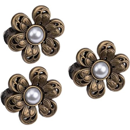 3 kpl Helmiä Kukka Vyönsolki Vyöpidike Vyöbros Koukku Farkkuihin Housut Pinnoitettu Vyönkiristin Klipsi Hameen Sovitin