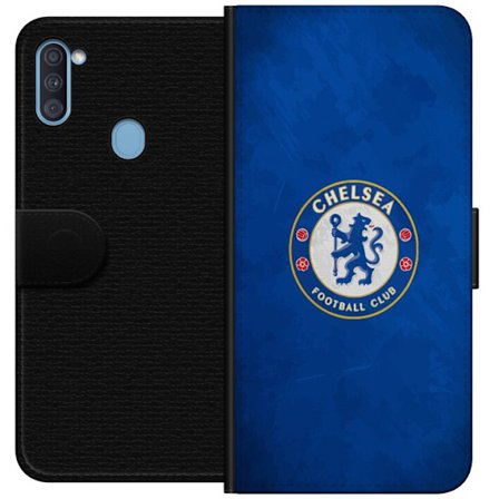 Kompatibelt Lommeboketui til Samsung Galaxy A11 Chelsea fotballklubb England Premier League klassisk klubb med unge talenter sterk organisasjon og mod