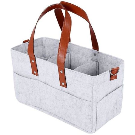 Baby Ble Caddy Organizer Holder Puslekurv Børneværelse Opbevaringsbeholder Bilopbevaringskurv Servietter Legetøj