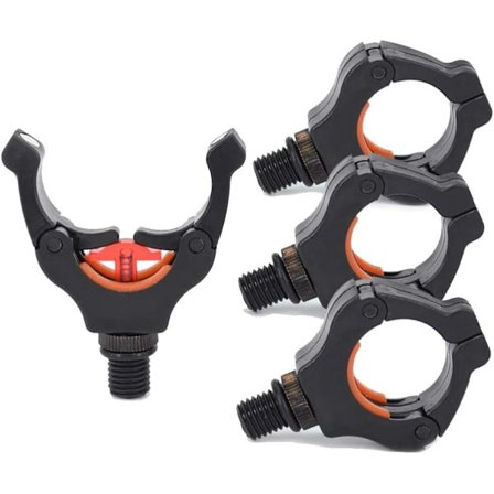 4 x Karpefiskeri Stang Holder Klemmer til Stang Pod Holdere med