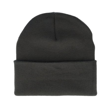 Beechfield - Harmaa longbeanie Beanie - Recycled Graphite Grey Cuff @ Hatstore
