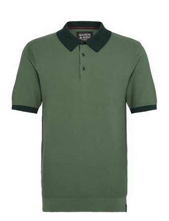 Scotch & Soda | Structured Knitted Solid Polo | L