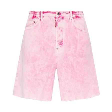 Dsquared2 Short Korte Broek , Roze , Heren , Maat: XS