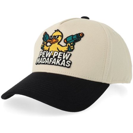 Not For Sale - Beige adjustable Keps - Pew Pew Madafakas Stone/Black A-frame Adjustable @ Hatstore