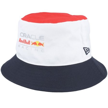 New Era - Motor Vit bucket Hatt - Red Bull Racing F1 23 Team White/Red/Navy Bucket @ Hatstore