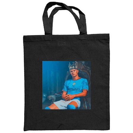 Stofpose Manchester City Erling Haaland angriber Norge fodbold fremad Premier League målscorer konge kunst