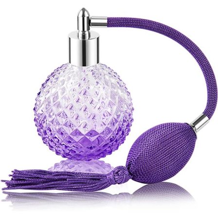 Vintage Parfume Flaske, 100 ml, genopfyldelig vintage parfume flaske med lang børste