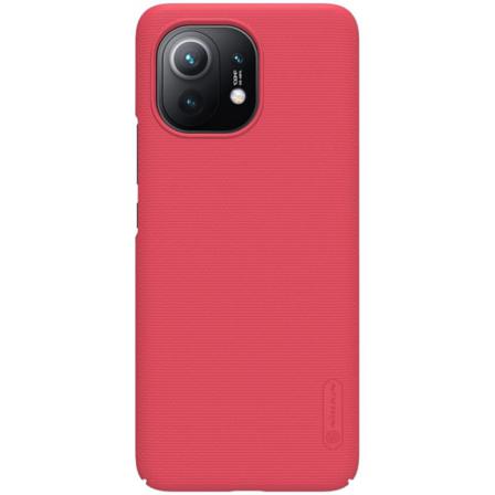 Xiaomi Mi 11 - Nillkin Frosted Shield Matt Skal - Röd Red Röd