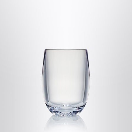 Vinglas i plast Strahl Stemless Osteria, transparent, 38 cl, 4-pak